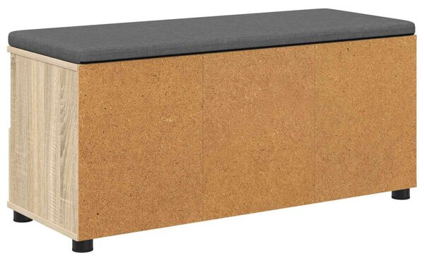 Előtér pad párnával fiókkal Sonoma tölgy 100 x 38 x 46 cm