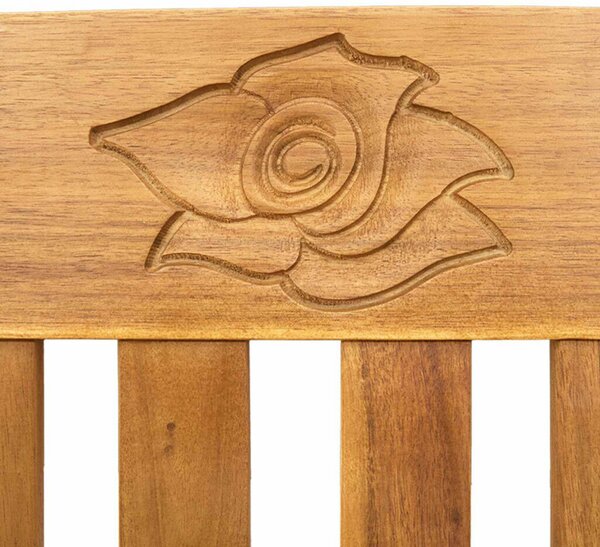 Pad Természetes Olaj Bevonat 114 x 46 x 82,5 cm Tömör Akácfa