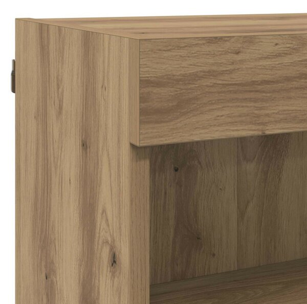TV falit kabinet szett Falra szerelhető 5 pcs Artisan tölgy Faanyag