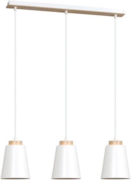 Emibig modern skandináv függeszték bolero fehér emi443/3