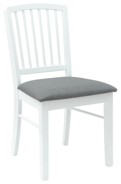 Étkező Székek 2 pcs Fehér 50 x 52,5 x 91 cm Tömör Gumi Fa