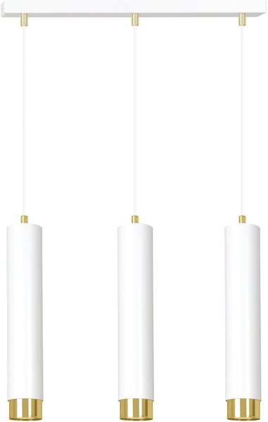 Emibig modern függeszték kibo fehér arany emi642/3