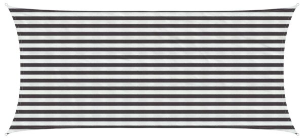 VidaXL Napernyő Vászon Antracit és Fehér 2 x 4,5 m HDPE