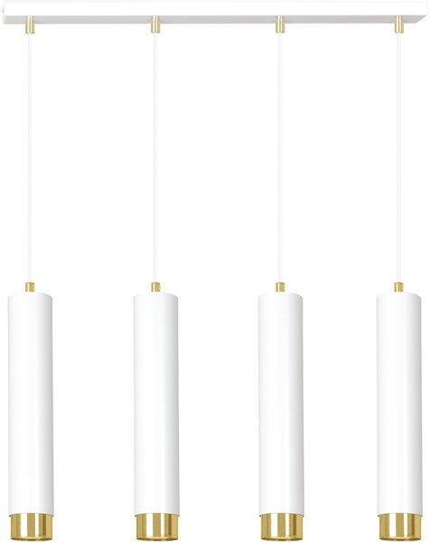 Emibig modern függeszték kibo fehér arany emi642/4