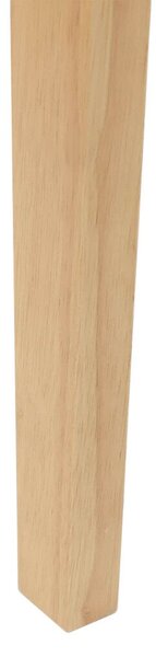 Étkező Székek 2 pcs Természetes 42 x 47.5 x 81 cm Tömör Gumi Fa