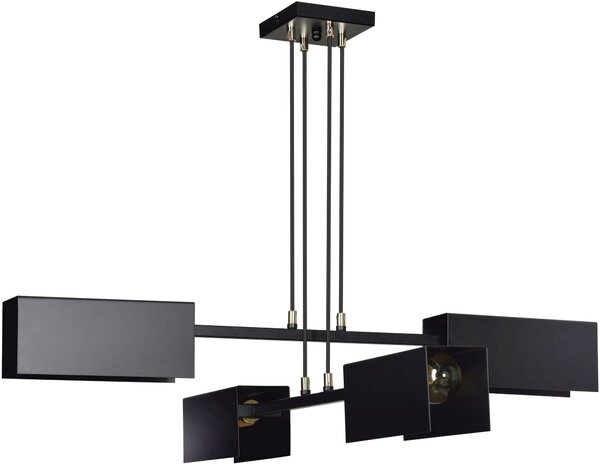 Emibig modern függeszték tolos fekete arany emi633/4