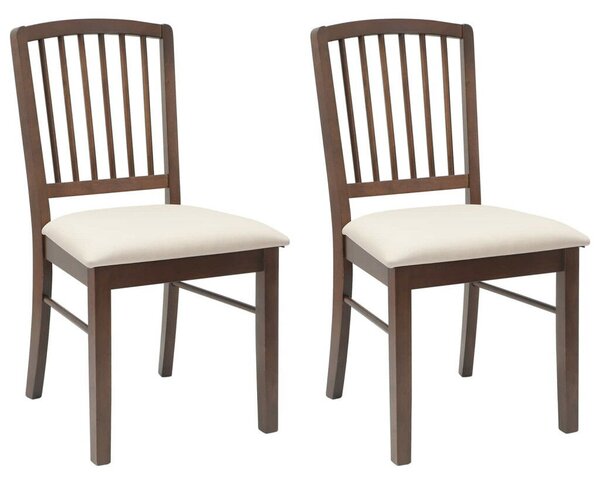 Étkező Székek 2 pcs Világos Barna 50 x 52,5 x 91 cm