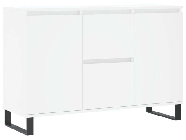 Modern Fehér Tálalószekrény - Szerelt Fa - 104x35x70 cm