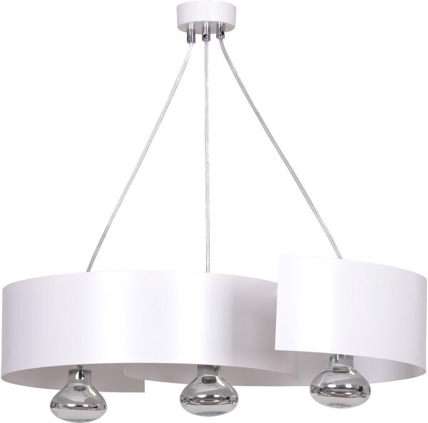 Emibig modern függeszték vixon fehér króm emi306/3