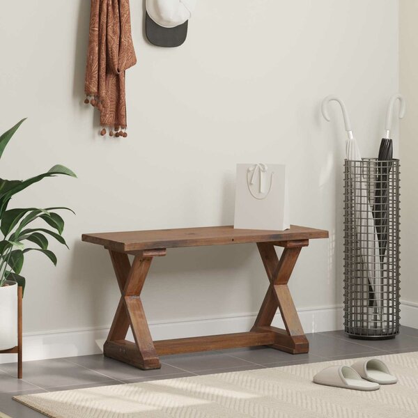 VidaXL pad Természetes 85 x 35 x 47 cm Tömör újrahasznosított fa