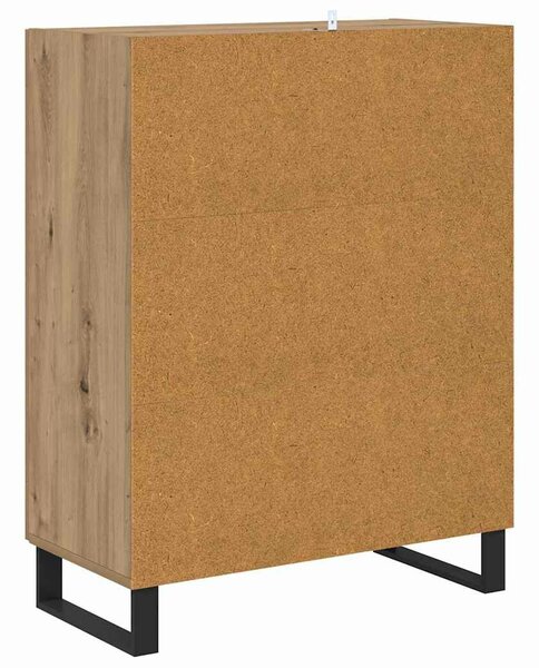 VidaXL Széf Artisan tölgy 69,5 x 34 x 90 cm Szerelt Fa