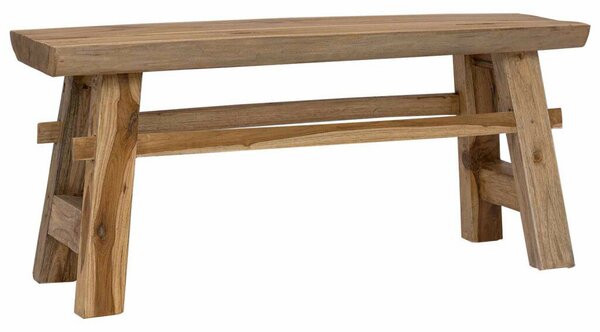 VidaXL pad Természetes 100 x 29 x 43,5 cm Tömör Teakfa