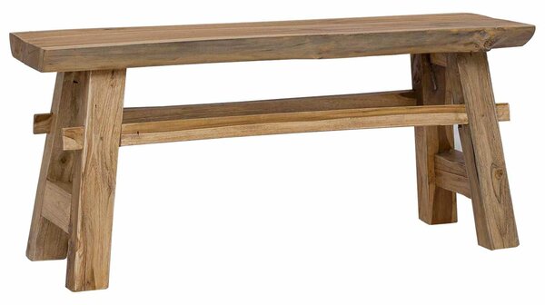 VidaXL pad Természetes 100 x 29 x 43,5 cm Tömör Teakfa