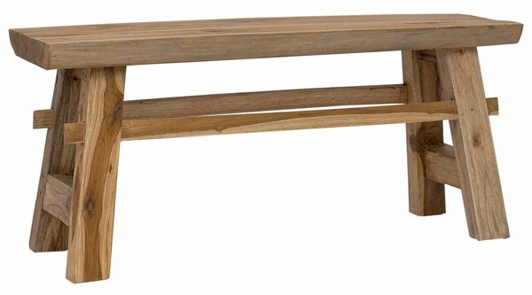 VidaXL pad Természetes 100 x 29 x 43,5 cm Tömör Teakfa