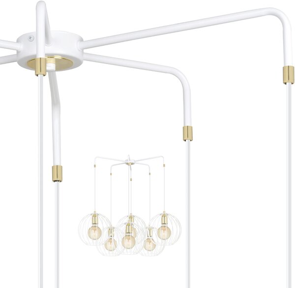 Emibig modern függeszték albio fehér emi145/6