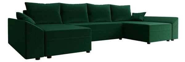 Sarokkanapé Memphis 131, Kárpit, 82x317x140cm