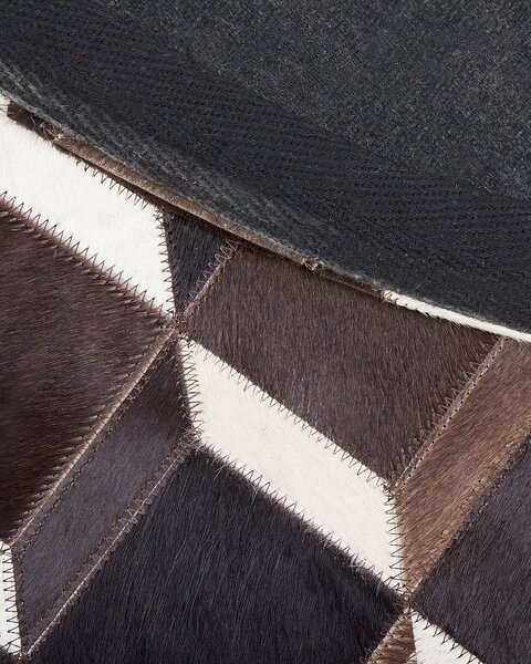 Szőnyeg ALPKOY Barna ø 140 cm Bőr