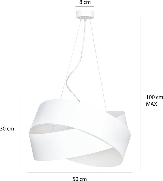 Emibig modern függeszték vieno króm fekete emi512/1