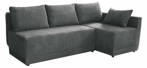Sarokkanapé Columbus 149, Kárpit, 85x210x135cm, Fenyő