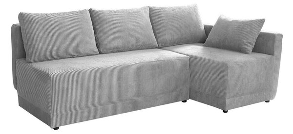 Sarokkanapé Columbus 149, Kárpit, 85x210x135cm, Fenyő