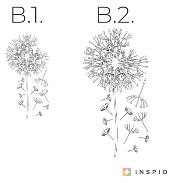 INSPIO -ajándékok, dekorációk gyártása - Falmatrica - Gyermekláncfű