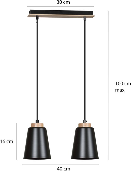 Emibig modern skandináv függeszték bolero fehér emi443/2