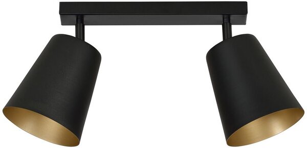 Emibig modern skandináv spot lámpa prism fekete emi406/2