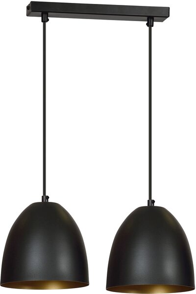 Emibig modern skandináv függeszték lenox fekete emi410/2