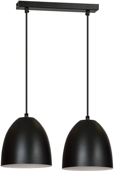 Emibig modern skandináv függeszték lenox fehér fekete emi391/2