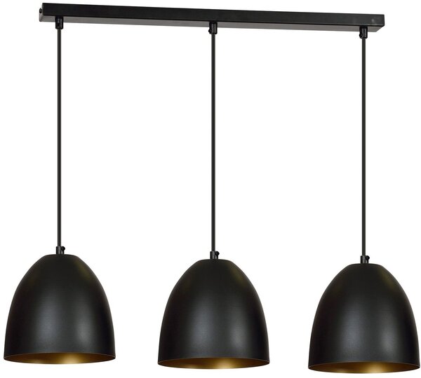 Emibig modern skandináv függeszték lenox fekete emi410/3
