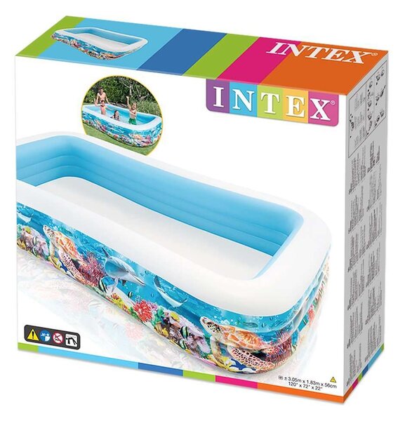 Intex 305x183x56cm Felfújható családi Medence (58485NP)