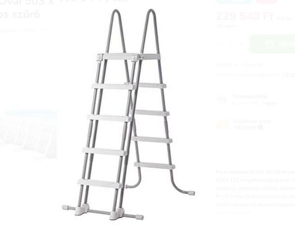 Intex Prism Frame 503x274x122cm Prémium Fémvázas medence szett (26796NP)