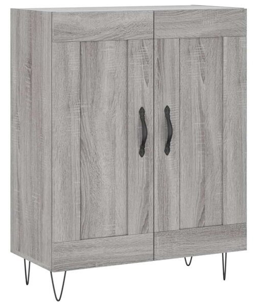 Szürke sonoma szerelt fa magasszekrény 69,5 x 34 x 180 cm