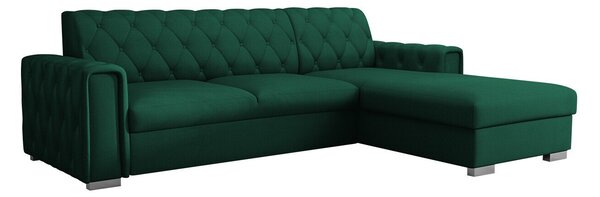 Sarokkanapé Columbus 203, Kárpit, 85x267x185cm