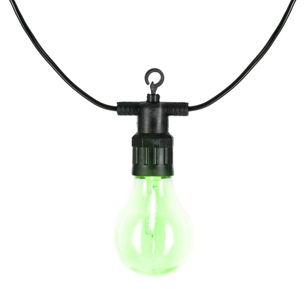 Springos fényfüzér 20LED, 13m, többszínű