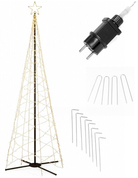 Springos LED-es karácsonyfa 480LED, 3 m, meleg fehér