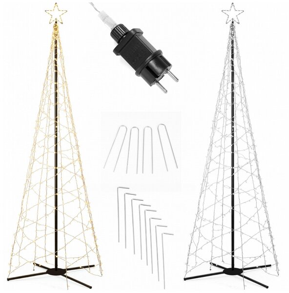 Springos LED-es karácsonyfa 480LED, 3 m, meleg fehér