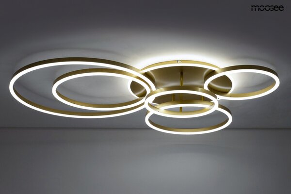 MOOSEE RINGS 6 LED Mennyezeti Lámpa Arany