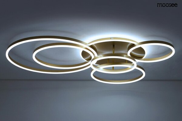 MOOSEE RINGS 6 LED Mennyezeti Lámpa Arany