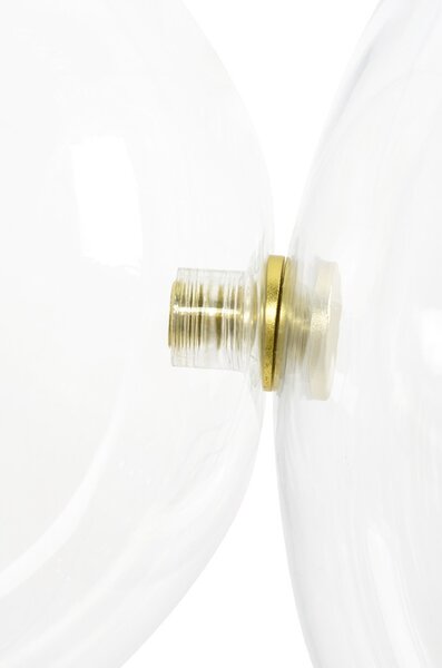 MOOSEE Capri Line 5 LED Függőlámpa Arany Üveggömbökkel