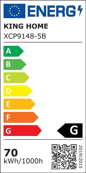 MOOSEE Capri Line 5 LED Függőlámpa Arany Üveggömbökkel