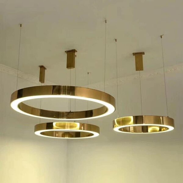 MOOSEE RING 80 Arany LED Függőlámpa