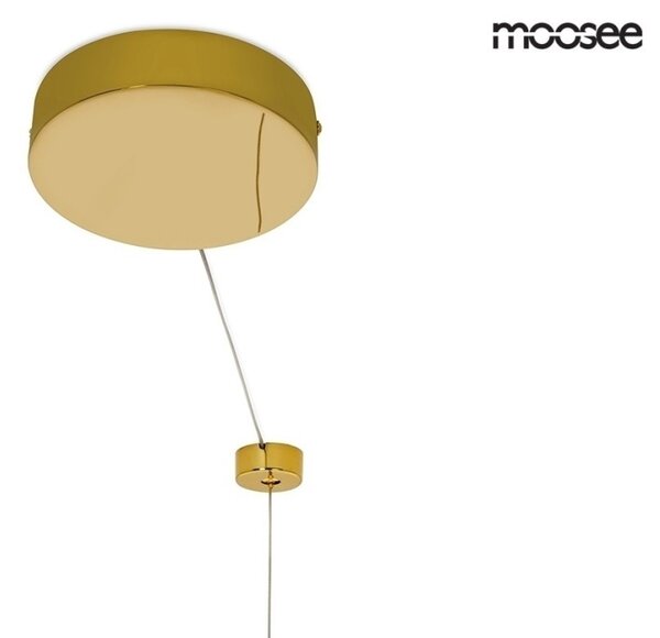 Moosee Ring Luxury 110 LED Függőlámpa Krómarany