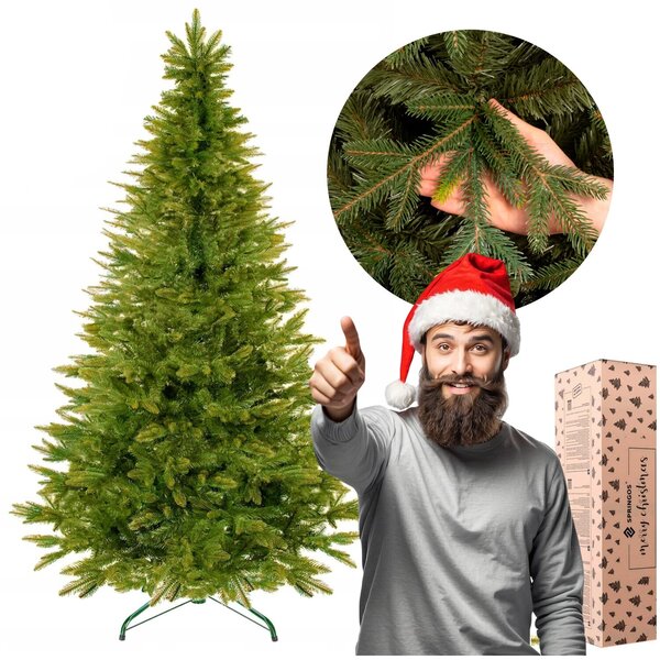 Springos élethű luc műfenyő 220cm