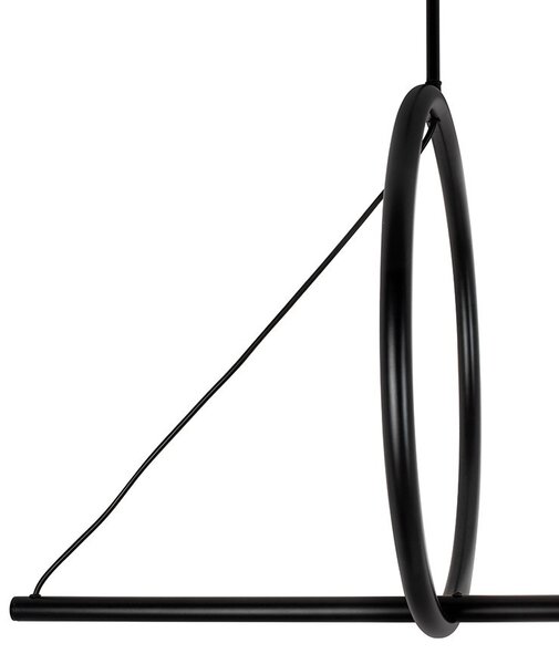 MOOSEE Stick LED Függőlámpa Fekete Geometrikus