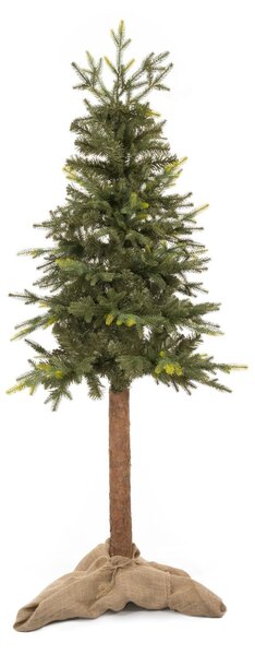 Springos luc műfenyő természetes törzsön 180cm