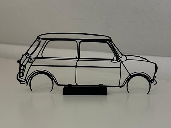 Mini old faldekoráció