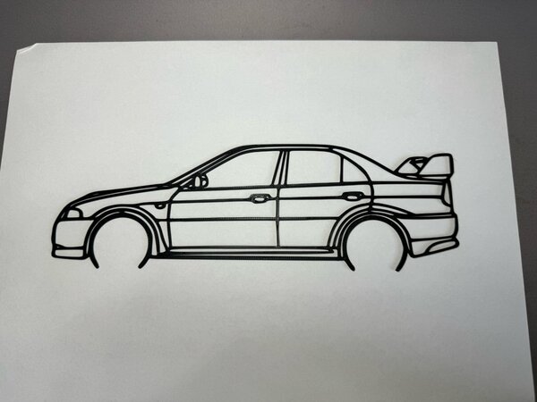 Mitsubishi Lancer Evo 6 faldekoráció
