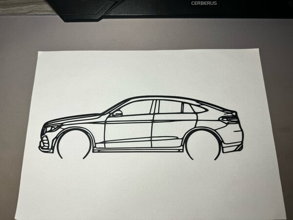 Mercedes GLC Coupe faldekoráció