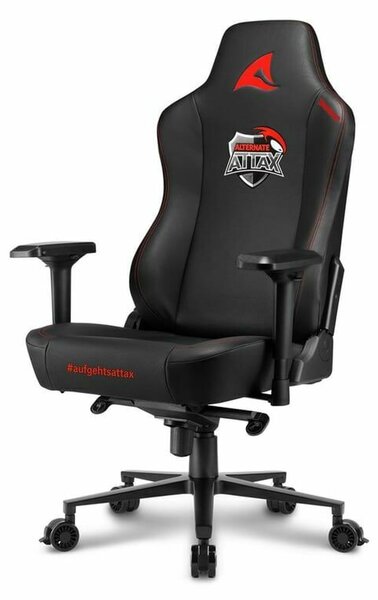 Sharkoon SKILLER SGS40 Gamer szék - Fekete / Piros minta